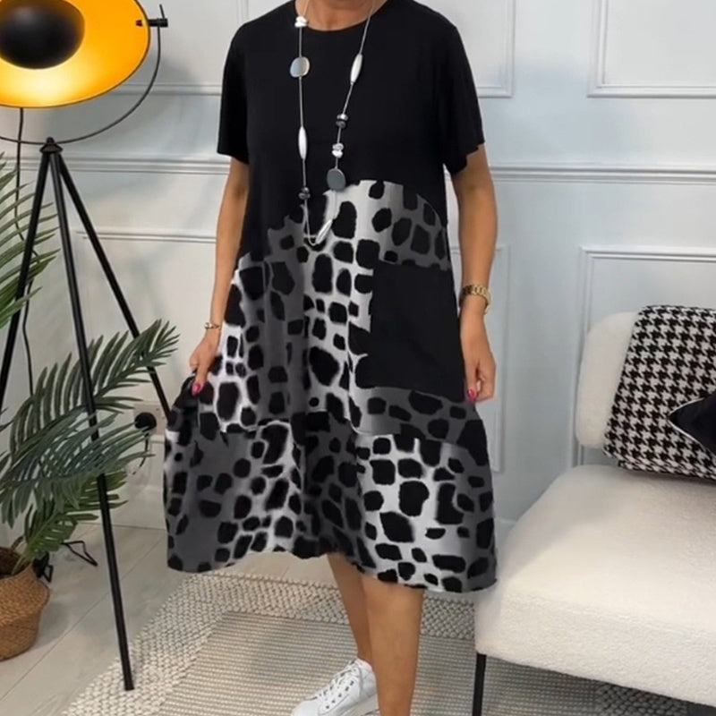 Women's Leopard Pocket Dress - Inès