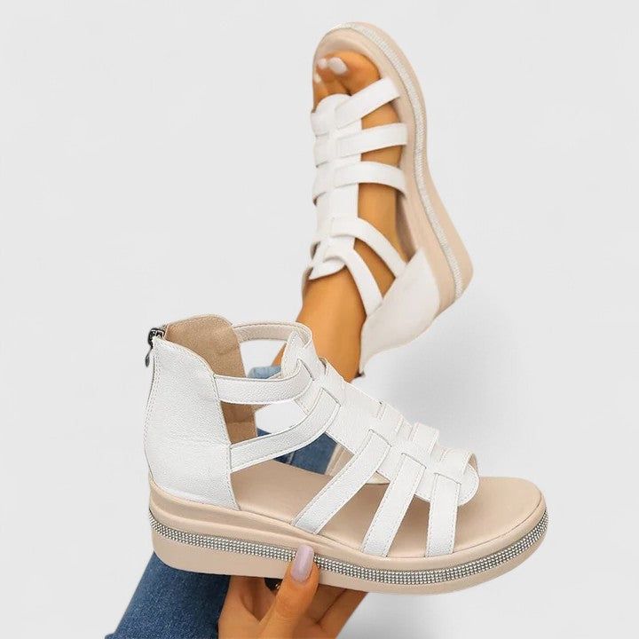 Women's Orthopaedic Sandals with Wedge Platform Sole for Summer