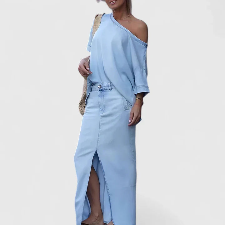 Averlynn™  |  Elegant Maxi Skirt Set