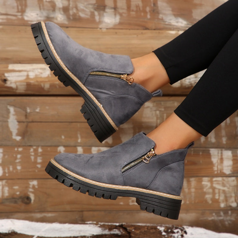 Luxury Women's Ankle Boots – Trendy, Comfortable, and Versatile Style.