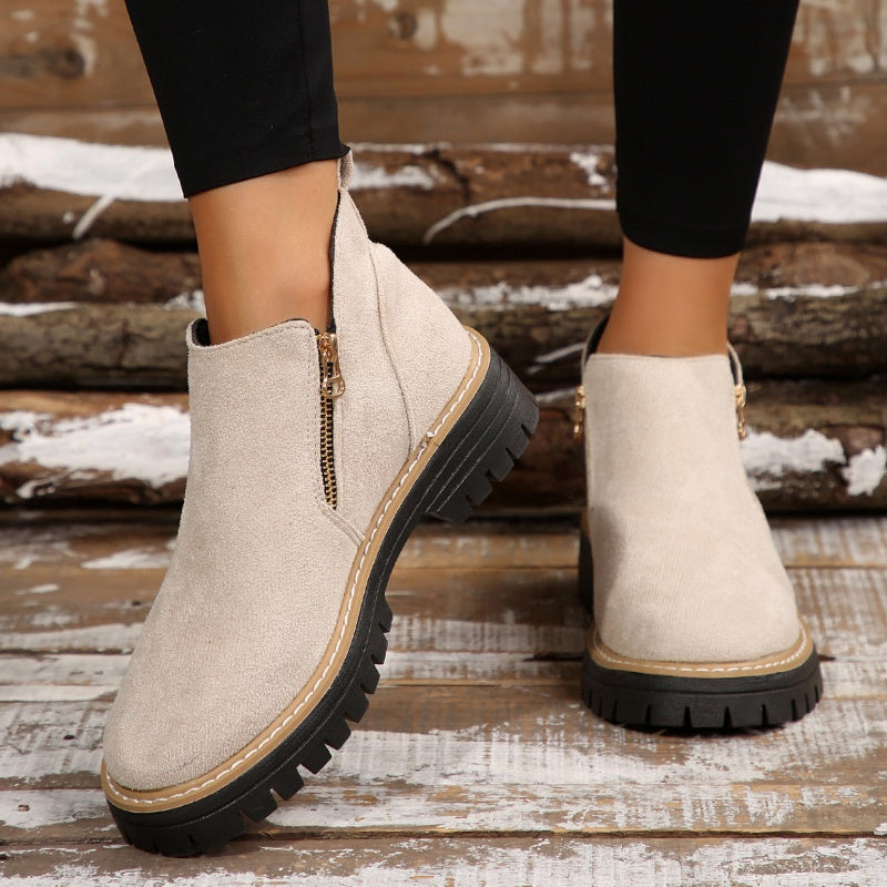 Luxury Women's Ankle Boots – Trendy, Comfortable, and Versatile Style.
