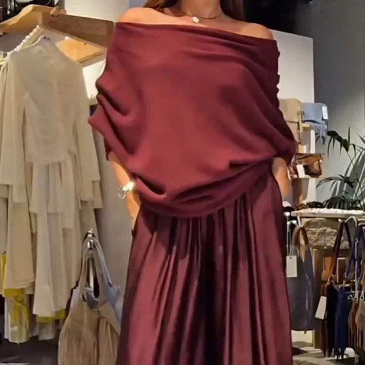 Alba | Elegant set with off-the-shoulder design