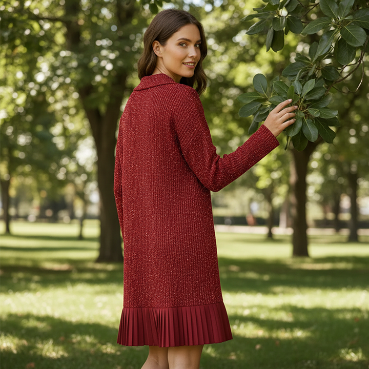 Leire - Minimalist Short Knit Sweater Dress