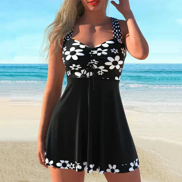 Azuria Feminine 2-Piece Tankini Set for Beach and Pool, view 10 - Elena Harper