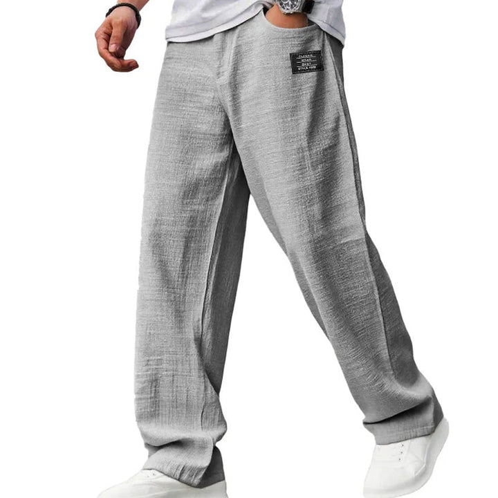 LAURENT MONACO | MEN'S LINEN BLEND PANTS