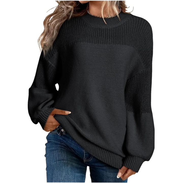 Women's Soft Knit Pullover with Long Sleeves