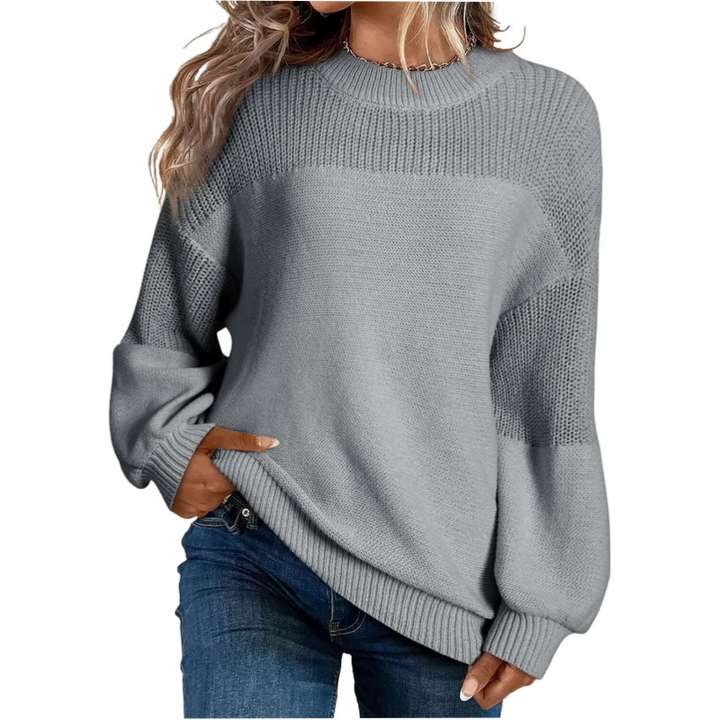 Women's Soft Knit Pullover with Long Sleeves