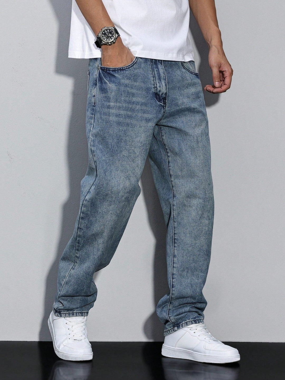 Straight Leg Jeans for Men