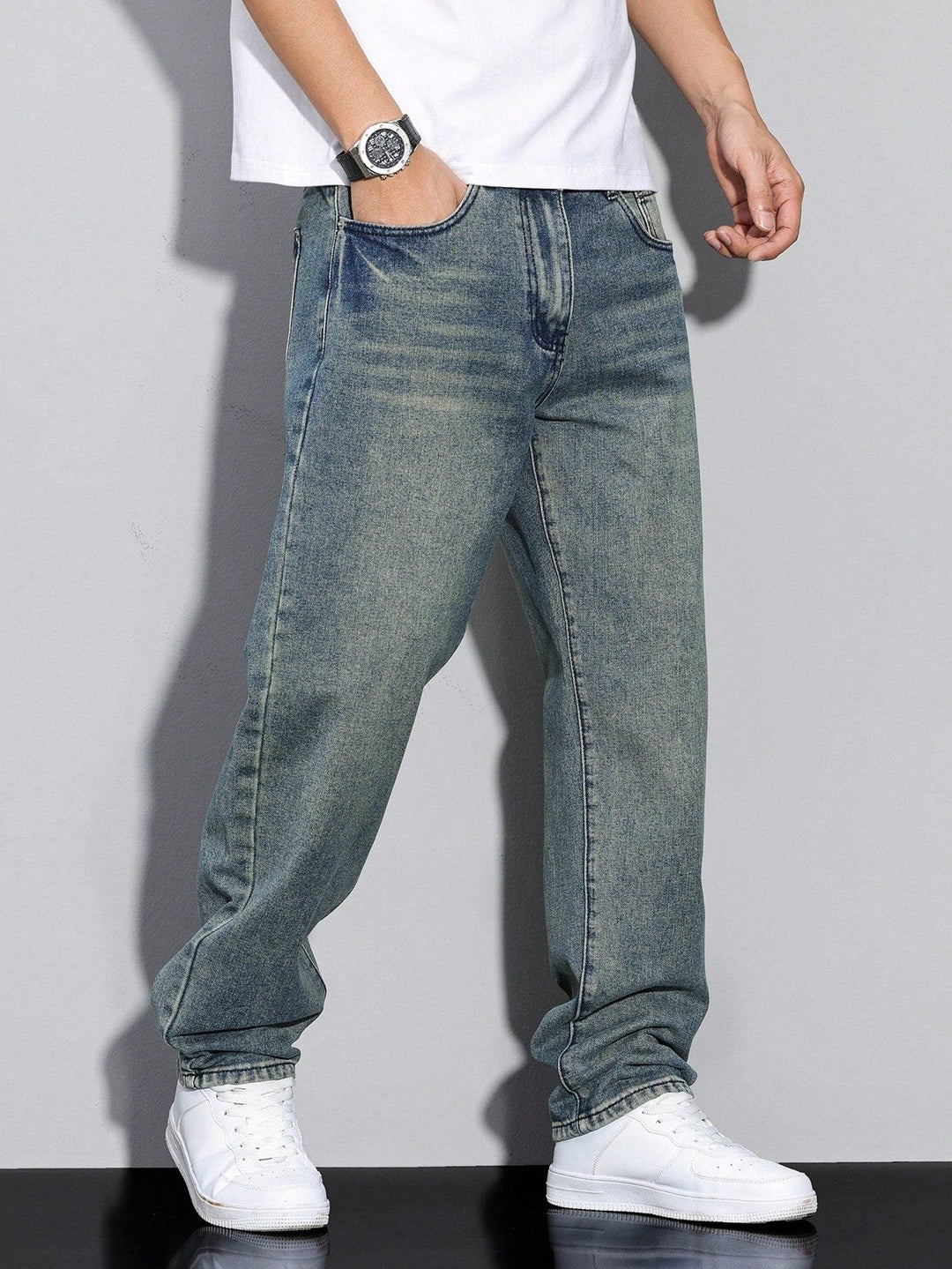 Straight Leg Jeans for Men