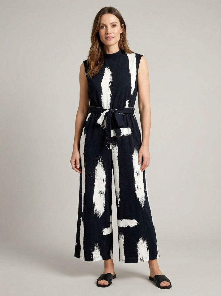 Women's Sleeveless Jumpsuit - Summer Wide Leg Jumpsuit