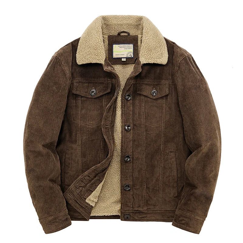Sweden Bomber Jacket with Sherpa Lining for Men