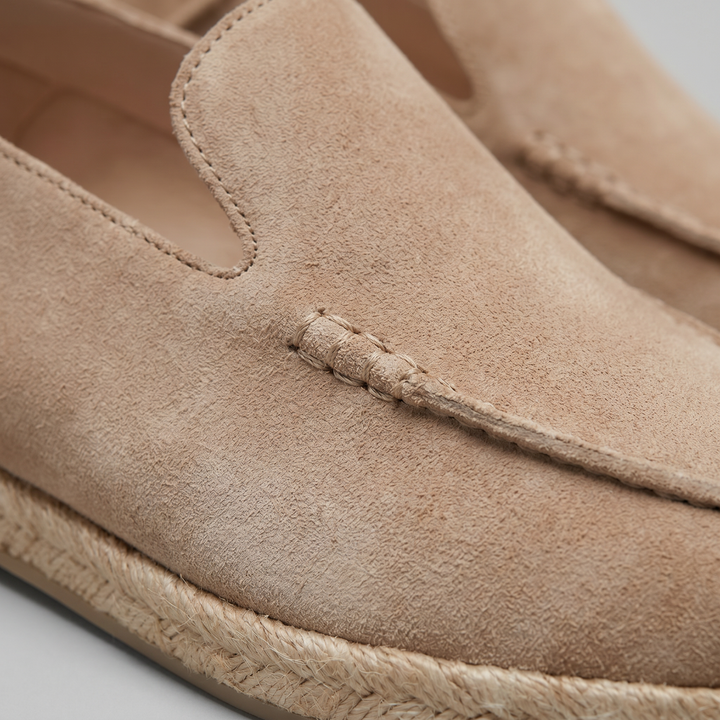 Suede Espadrille Loafers Men Casual Summer