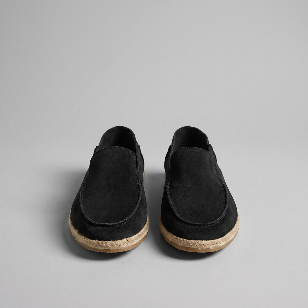 Suede Espadrille Loafers Men Casual Summer