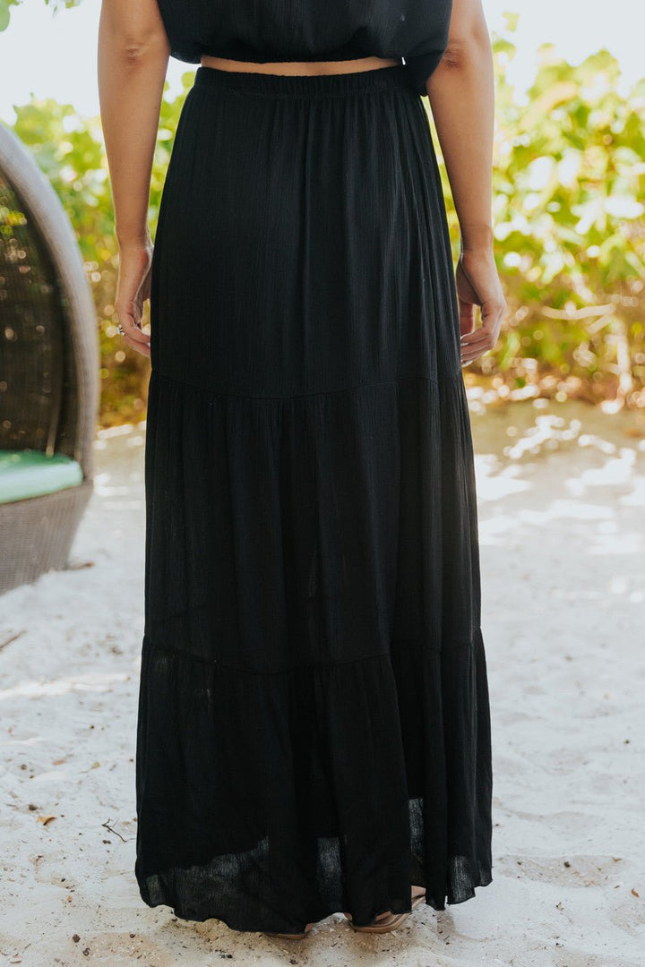 Lisa™  |  Maxi Skirt Black Set