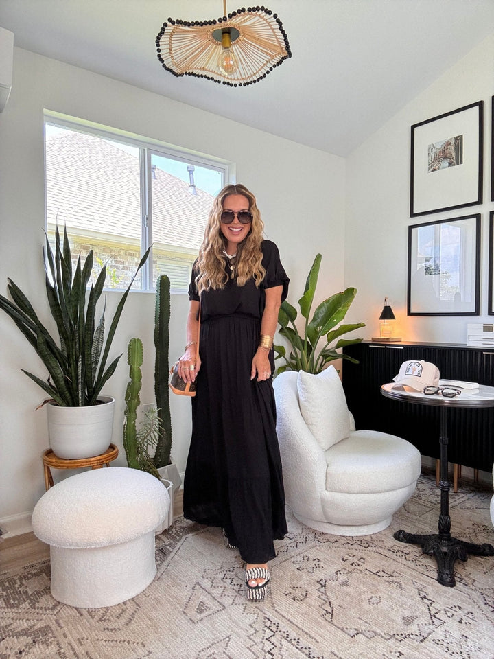Lisa™  |  Maxi Skirt Black Set
