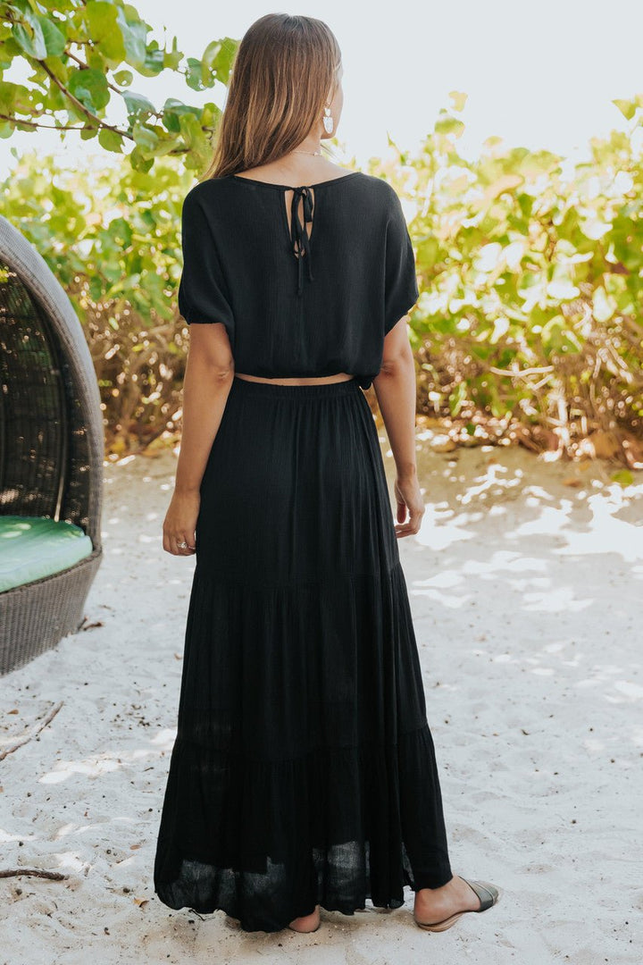Lisa™  |  Maxi Skirt Black Set