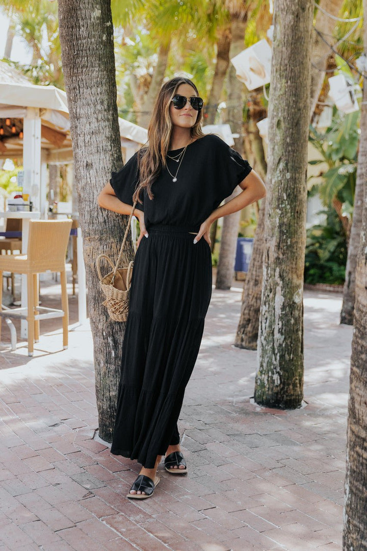 Lisa™  |  Maxi Skirt Black Set