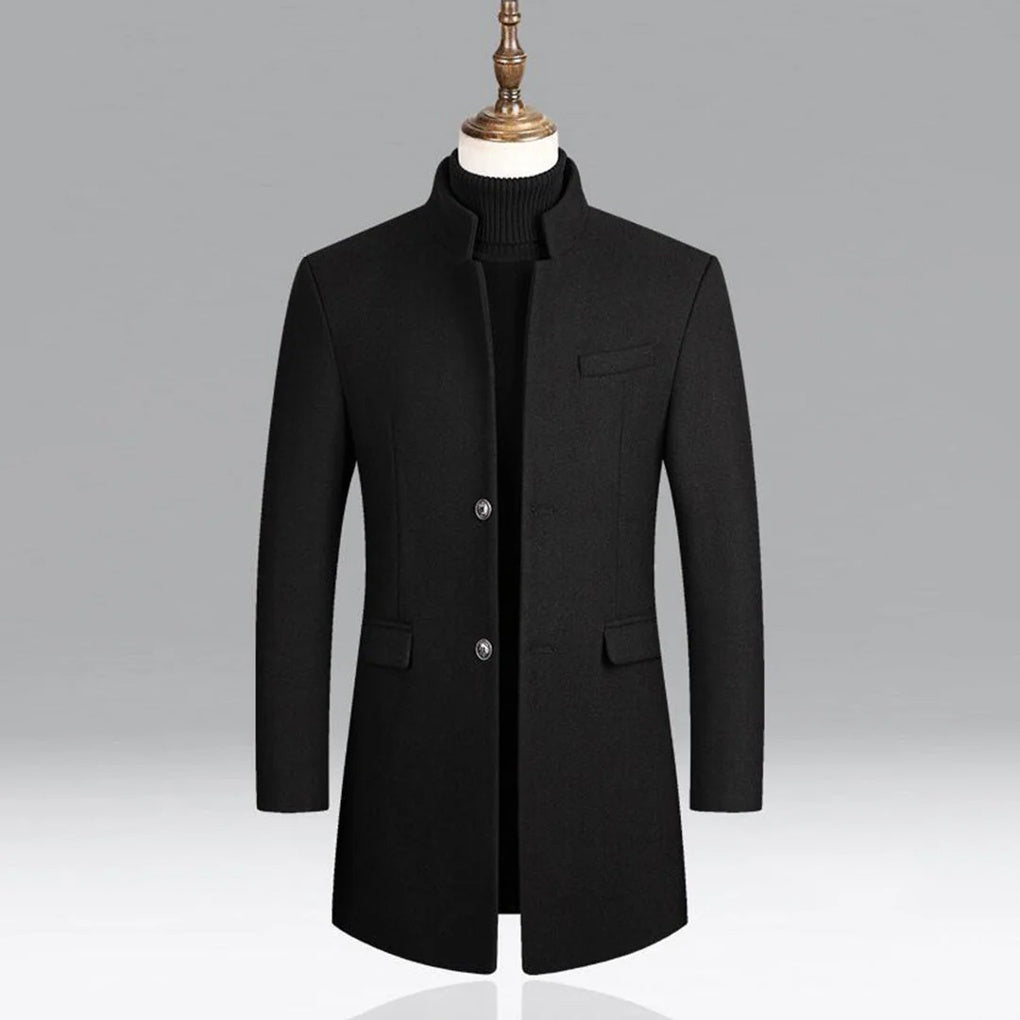 Men's Elegant Classic Coat - Timeless Formal Outerwear