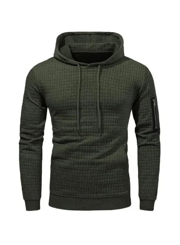 Men's Slim Fit Stretch Polyester Hoodie