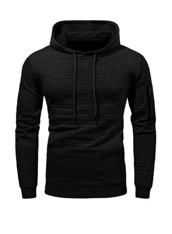 Men's Slim Fit Stretch Polyester Hoodie