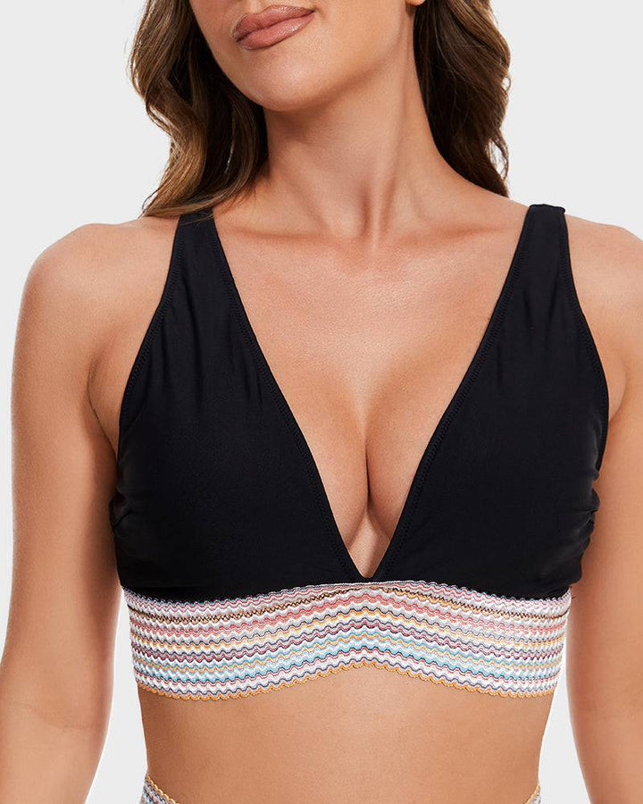 Women’s Bikini – High-Waisted Style with Modern Details