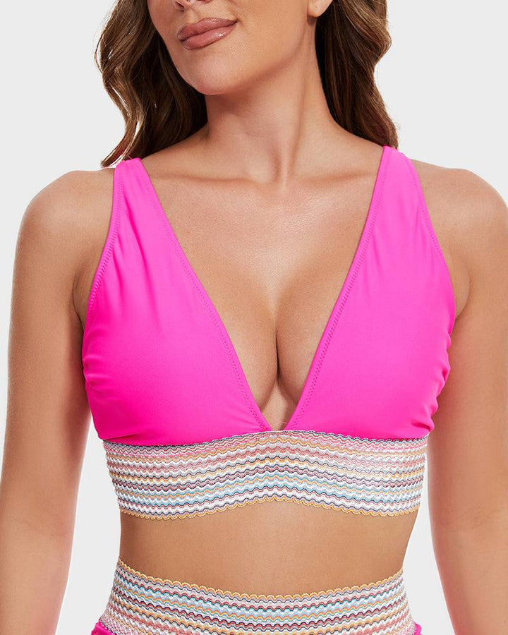 Women’s Bikini – High-Waisted Style with Modern Details