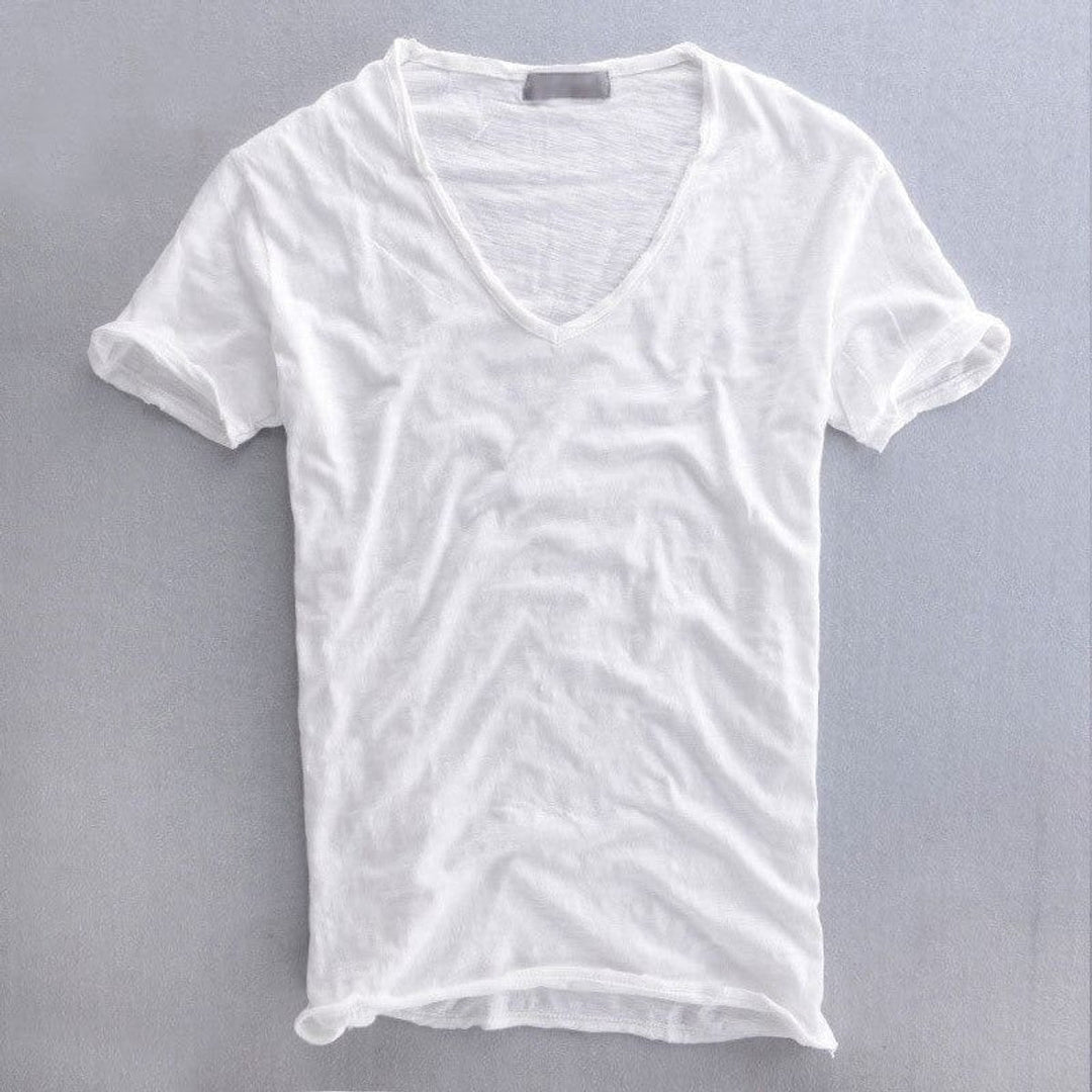Men's Basic T-Shirt – Straight Cut in Six Colors