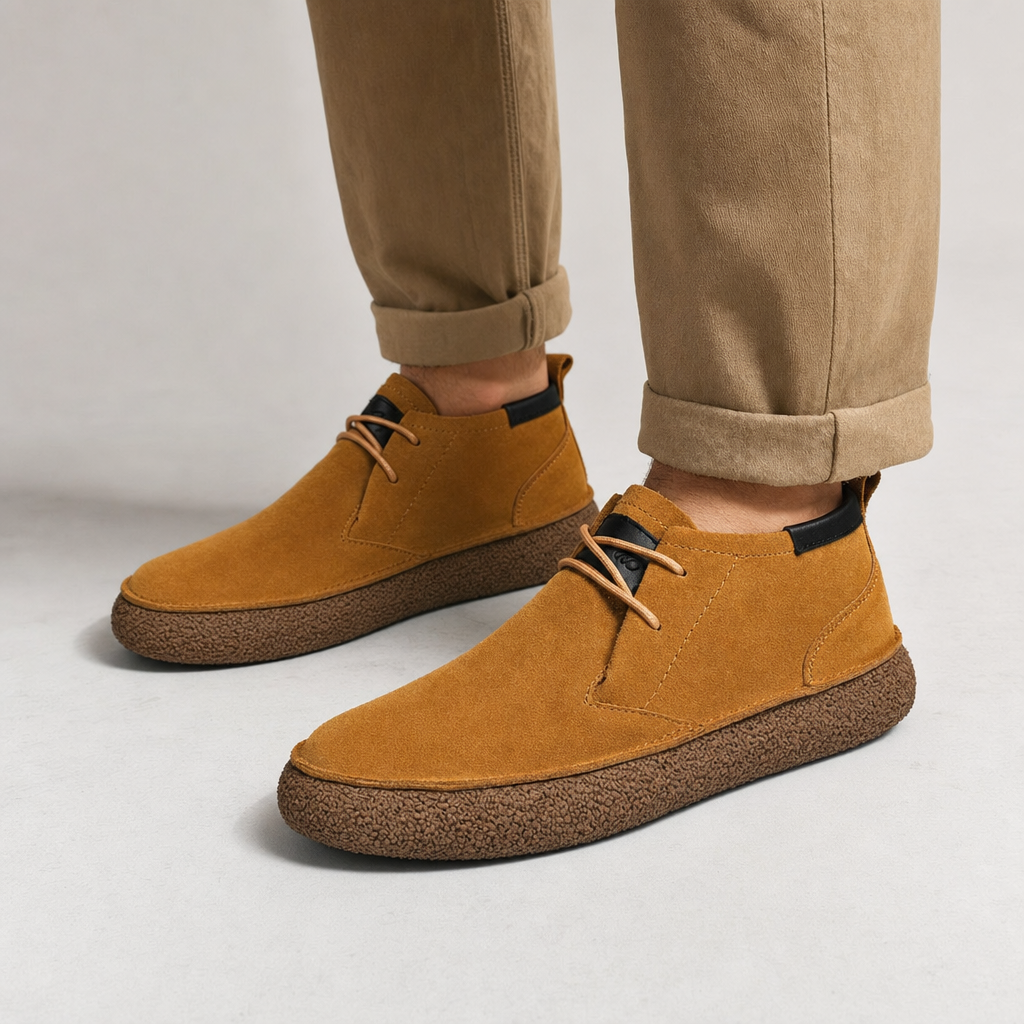 The Lucca Suede Mid-Top Loafer