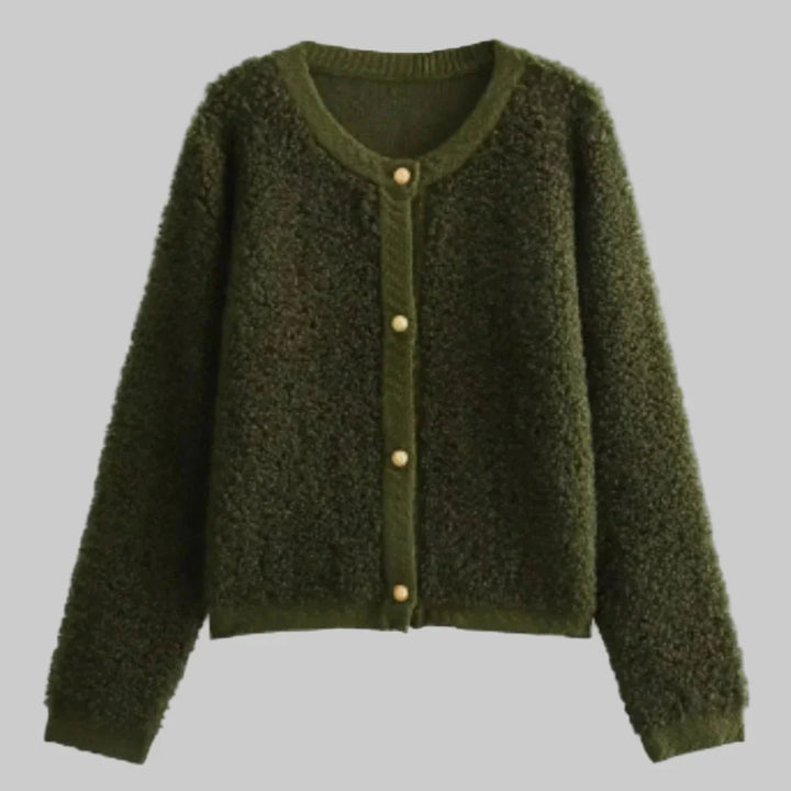Women’s Button-Cardigan – Soft Layer with Statement Texture