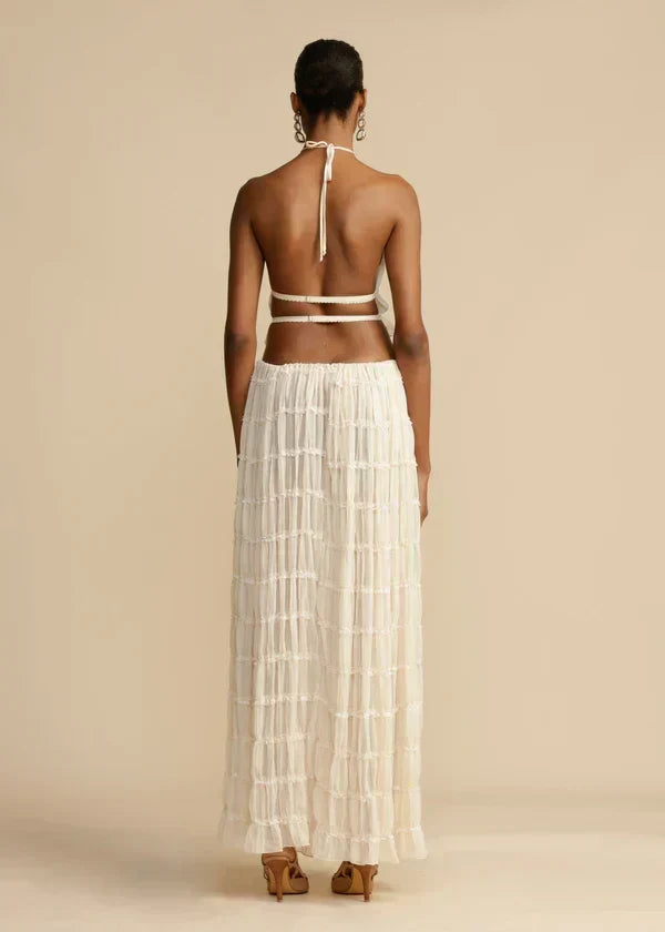 Women's Flowy Boho Summer Set - Two-Piece Outfit
