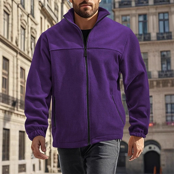 Fletcher Stand-Collar Full-Zip Jacket - Elena Harper