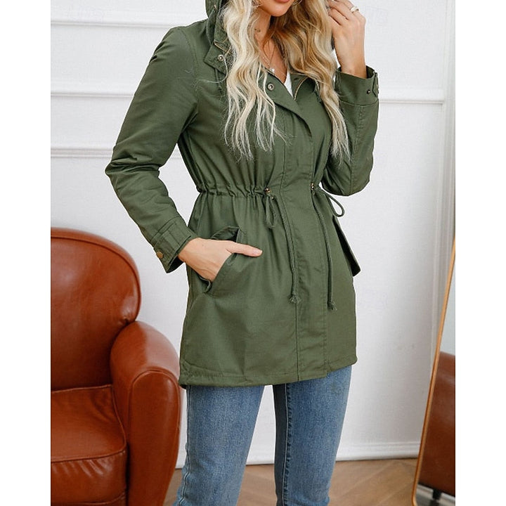Ruth Hooded Utility Coat, view 5 - Elena Harper