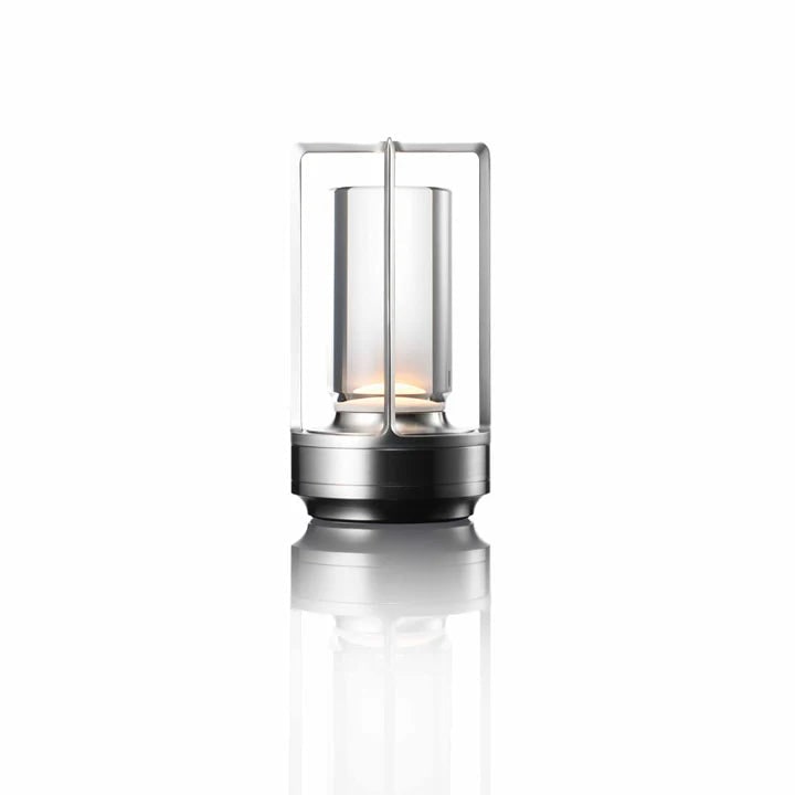 Touch Control Cordless Lantern Lamp With Metal Frame