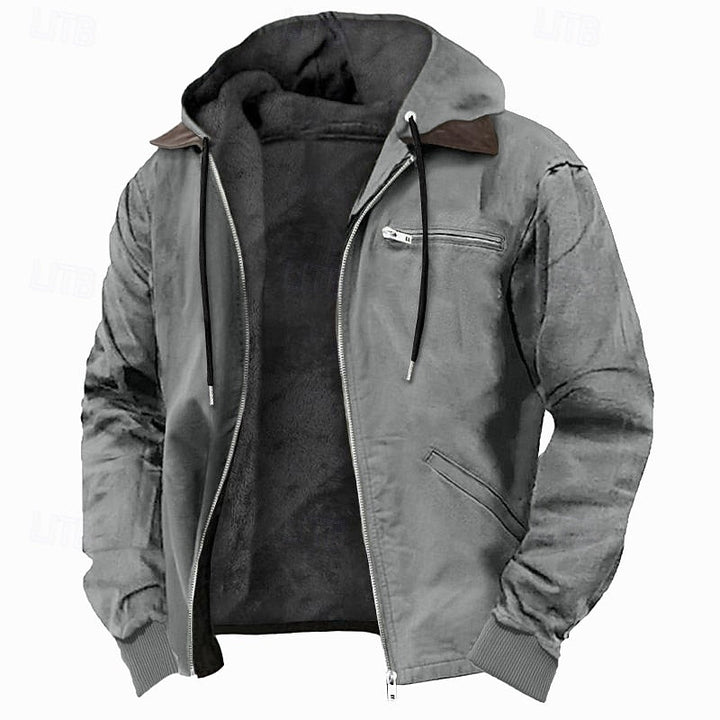 Bennet | Fleece-Lined Hooded Zip Jacket
