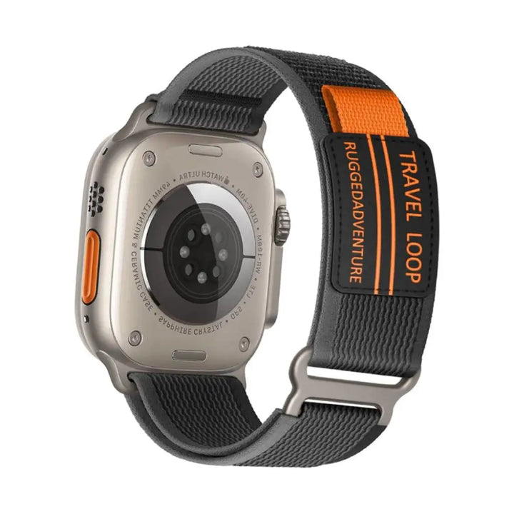 Stretch Fabric Watch Strap with Adjustable Stainless Steel Clasp
