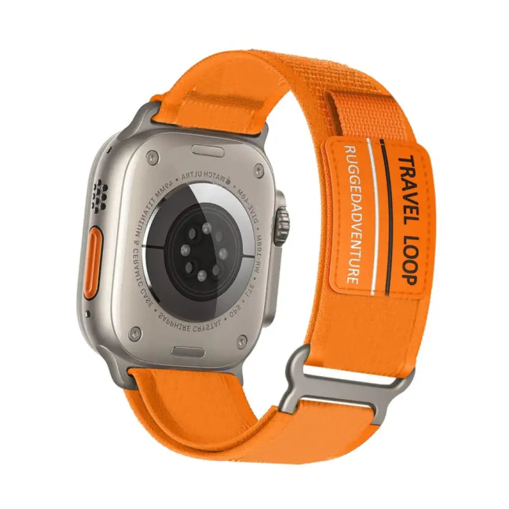Stretch Fabric Watch Strap with Adjustable Stainless Steel Clasp