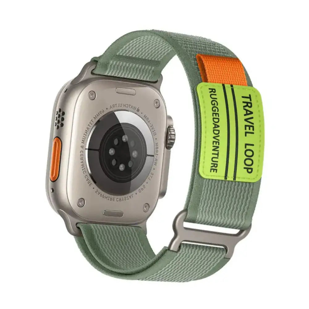 Stretch Fabric Watch Strap with Adjustable Stainless Steel Clasp
