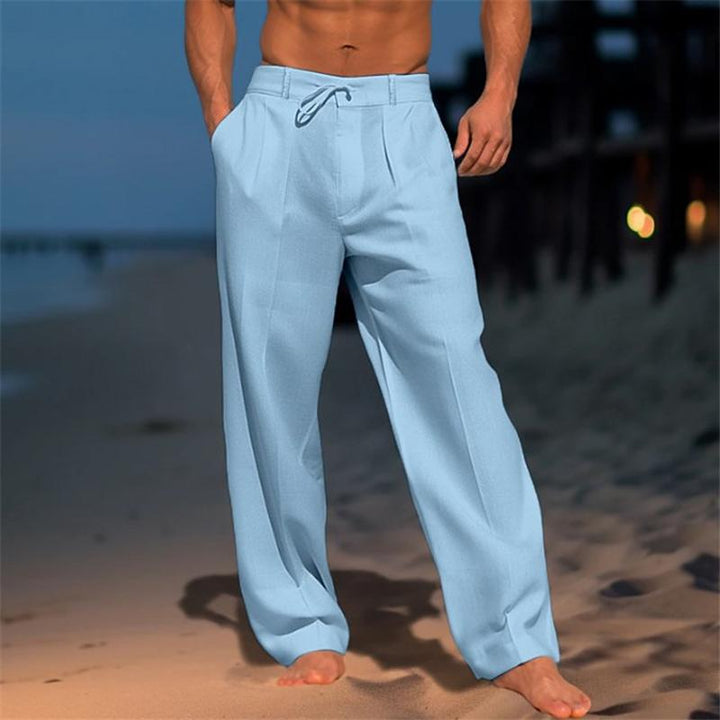 Trey | Men's Wide Leg Pleated Pants