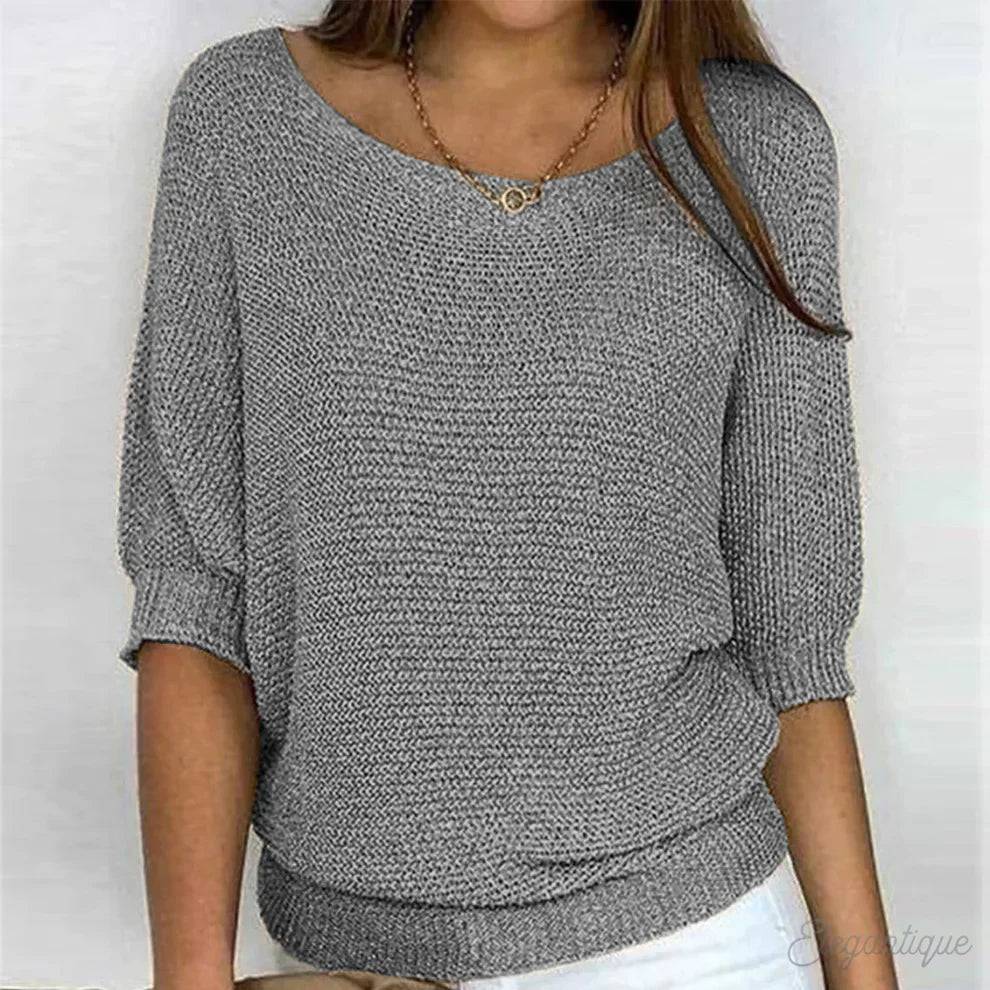 Emma & Rose braided knit jumper — women's knitwear