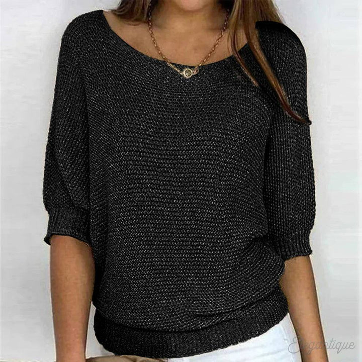 Emma & Rose braided knit jumper — women's knitwear