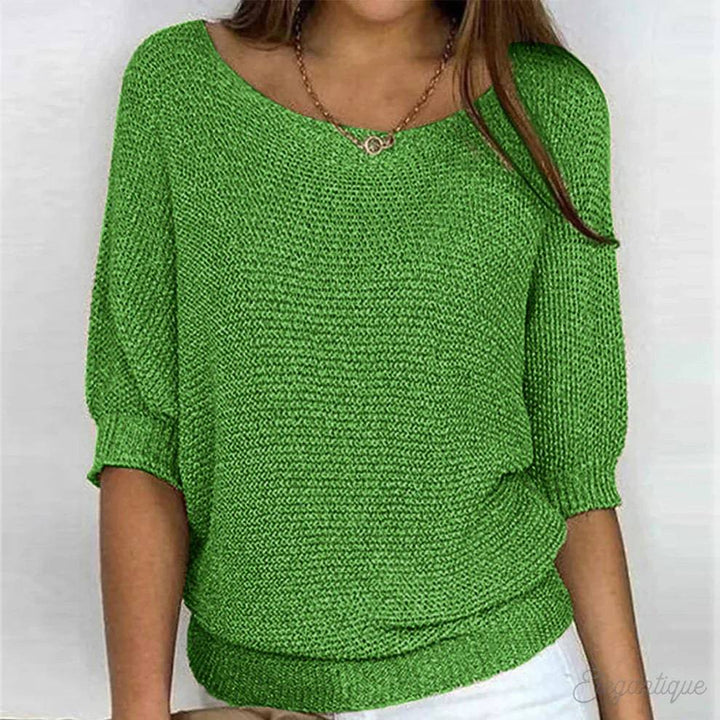 Emma & Rose braided knit jumper — women's knitwear