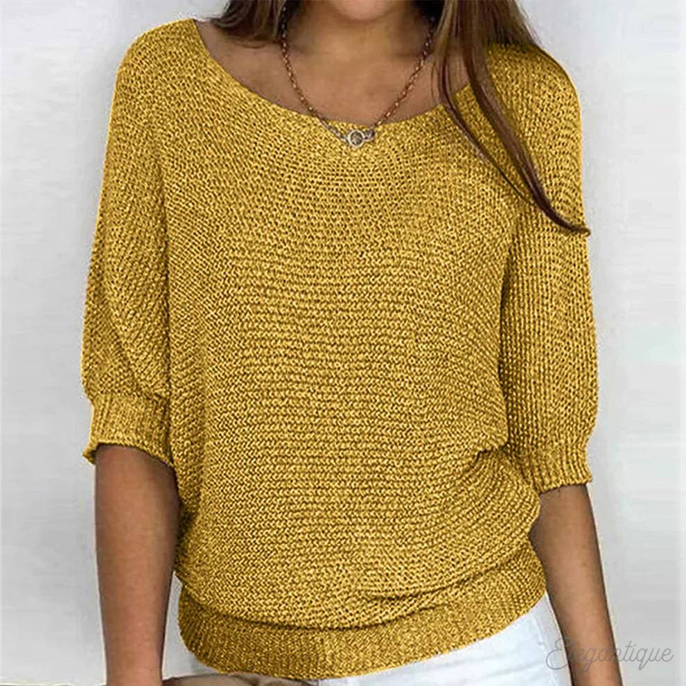 Emma & Rose braided knit jumper — women's knitwear