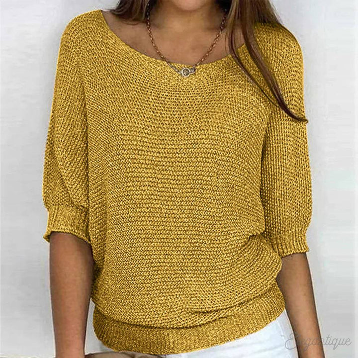 Emma & Rose braided knit jumper — women's knitwear