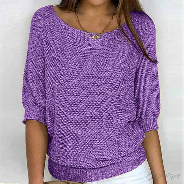 Emma & Rose braided knit jumper — women's knitwear
