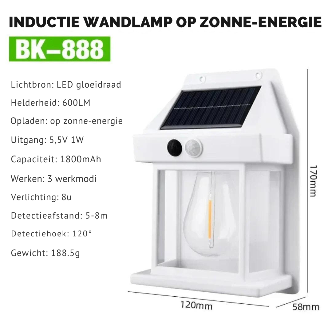 Glowify™ - Solar-Powered Wall Lamp