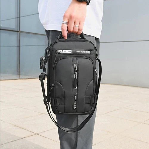 Unisex Anti-Theft Water-Resistant Backpack for Secure Travel - Elena Harper