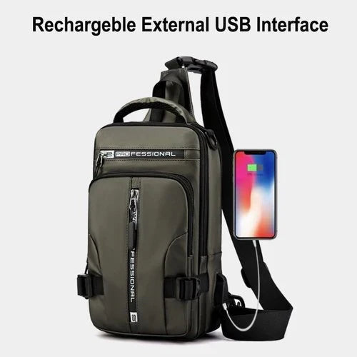 Unisex Anti-Theft Water-Resistant Backpack for Secure Travel, view 3 - Elena Harper