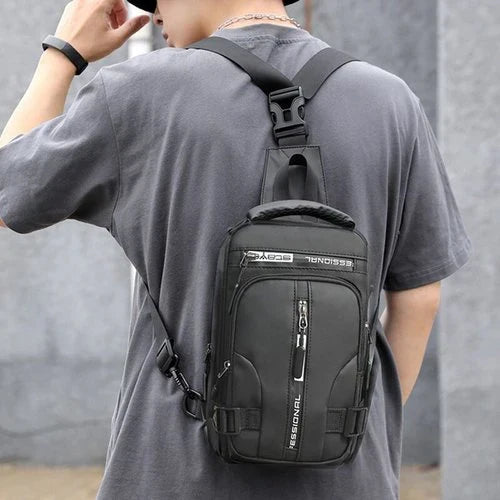 Unisex Anti-Theft Water-Resistant Backpack for Secure Travel, view 7 - Elena Harper