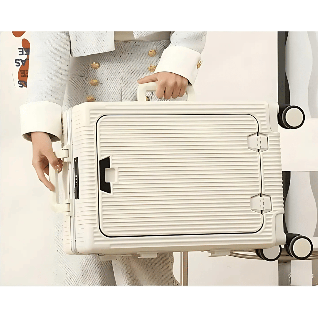 Unisex Hardshell Carry-On Luggage with Smart Features