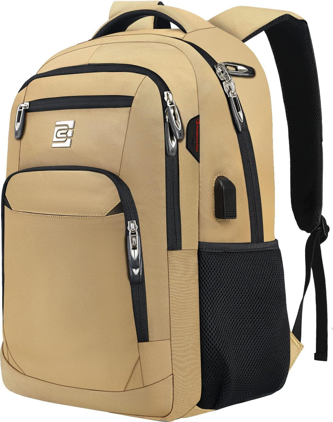 Unisex Slim Anti-Theft Laptop Backpack with USB Charging